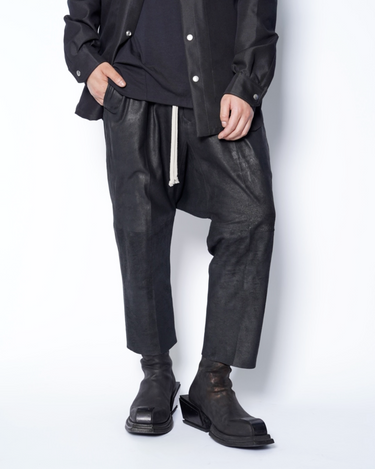 【POLLACKI】<br>No.38 HAND DYED REVERSE HORSE LEATHER LEATHER HEEL BOOTS