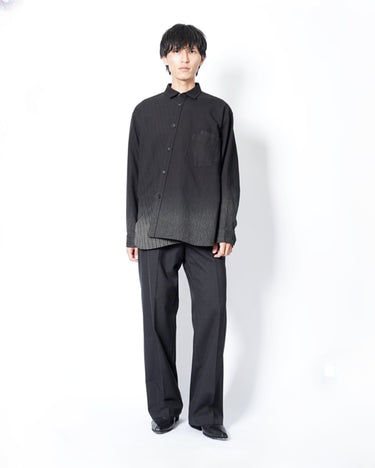【MAHITO MOTOYOSHI】<br>FRONT CROSS GRADATION DYE SHIRT