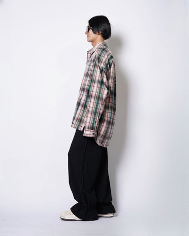【Maison MIHARA YASUHIRO】<br>VINTAGE LIKE CHECK SHIRT