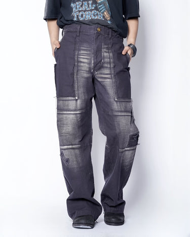 【KAMIYA】<br>Repaired Serge Work PANTS