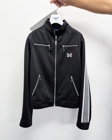 27SS予約受付中<br>【JUNYA WATANABE MAN】<br>× Needles JERSEY STAND NECK JACKET