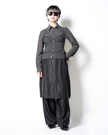 【JUNYA WATANABE】<br>SHEER DOT GATHER SHIRTS