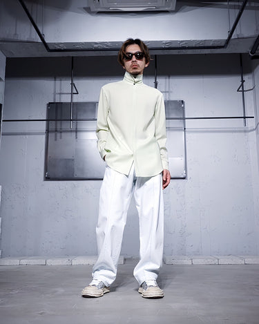 [Overcoat]<br>Denim Straight Trouser<br>with<br>SEAMS