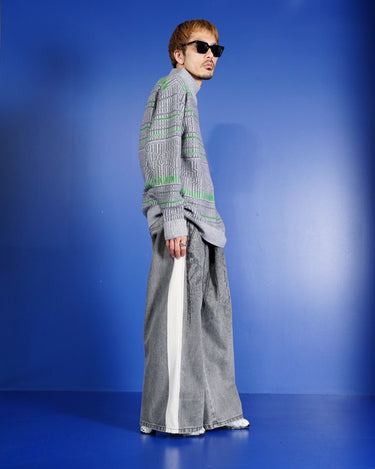 【walenode】<br>18.5 MICRON WOOL TURTLENECK SWEATER