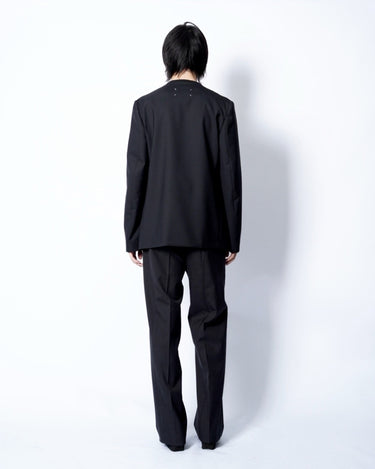 【Maison Margiela 10】<br>NO COLLAR JACKET -WOOL POPLIN-