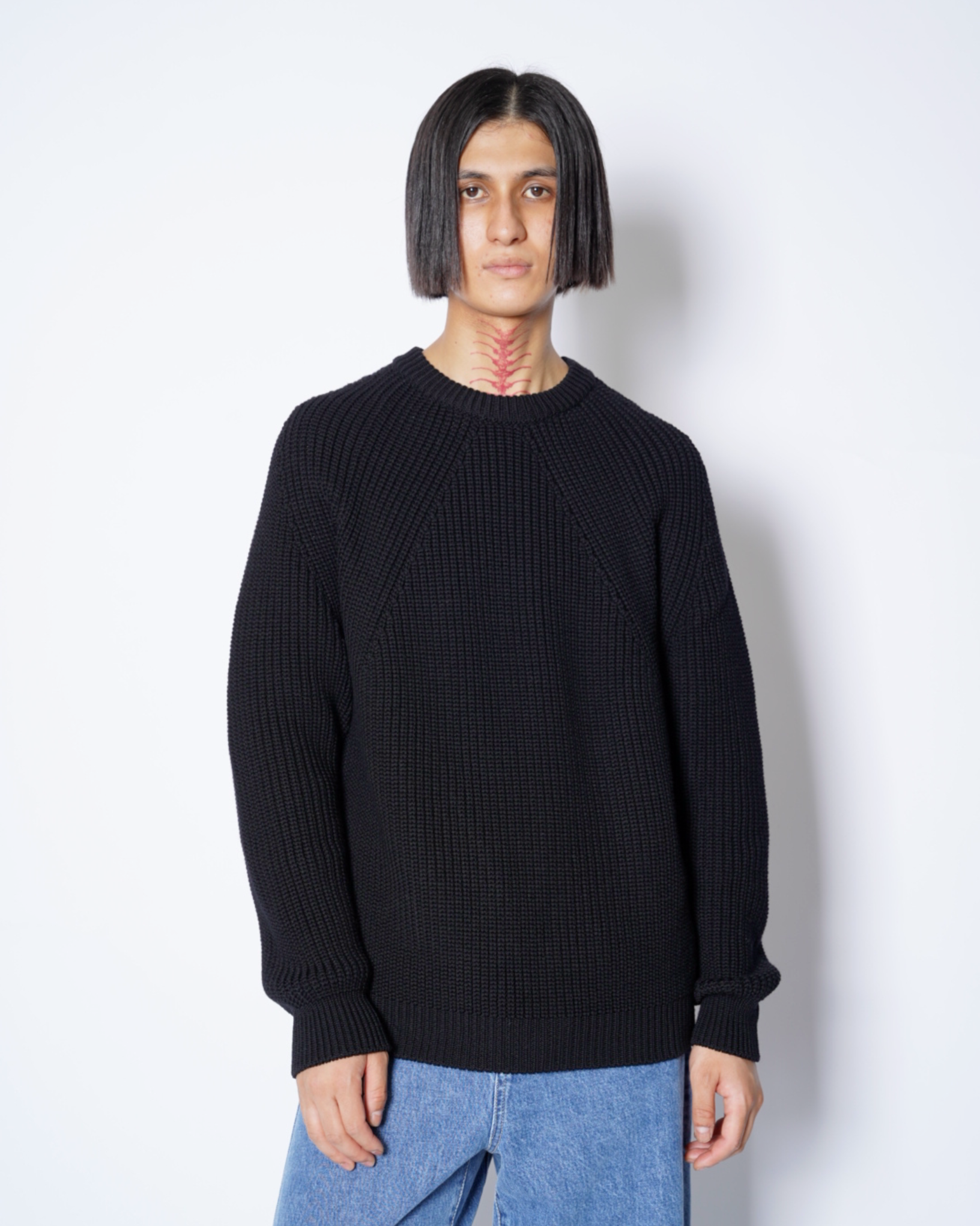 BATONER】(バトナー）SIGNATURE CREW NECK -WOOL- -Amanojak.