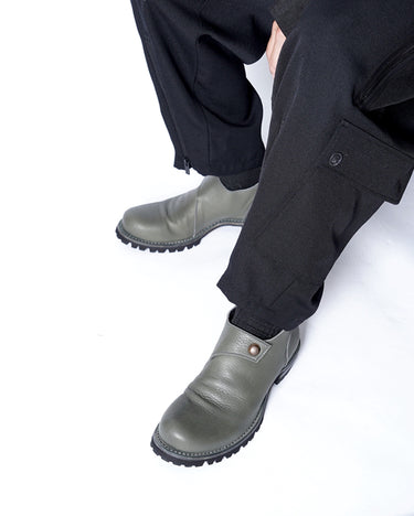 【prasthana】<br>p|p PP-004 COVERED LOW_GRAYISH JAPAN STEER/黒燻真鍮