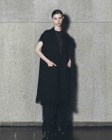 【08sircus】<br>Summer tweed<br>sleeveless<br>long jacket