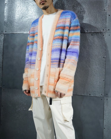 [MISSONI]<br>Multi-border<br>Mohair Cardigan