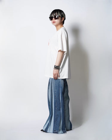 【KAKAN】<BR>BOX SQUARE T-SHIRTS -PRINT-