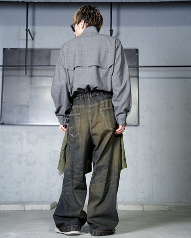 [Maison mihara yasuhiro]<br>Shorts Combined JEANS