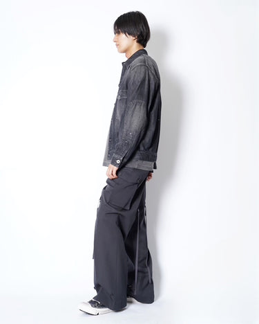 [Maison Margiela 1,10]<br>DISTRESSED DENIM JACKET