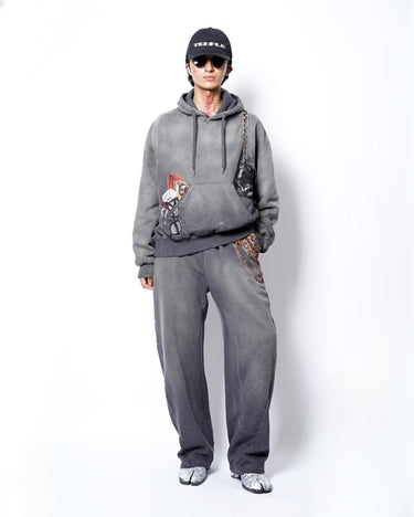 7.11(sat) 10:00 Launch<br>【doublet】<br>TROMPE L'OEIL EMBROIDERY HOODIE