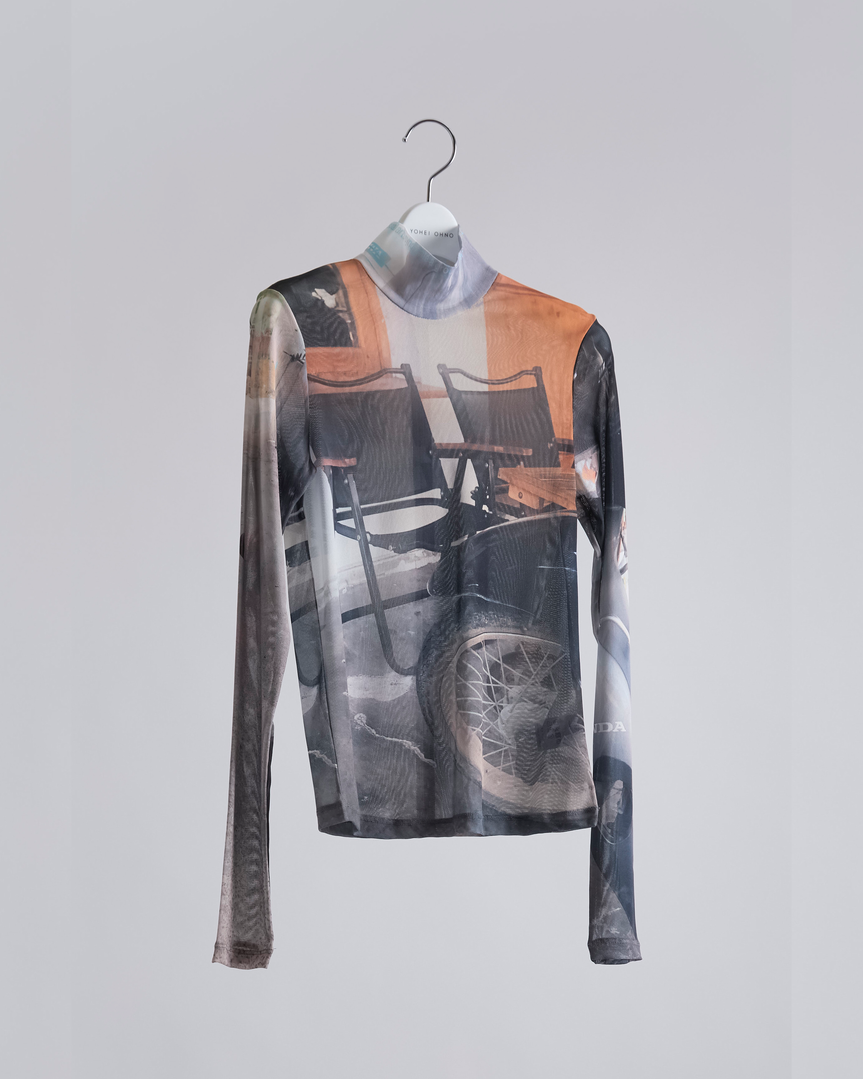 yohei ohno シアートップス YOHEI OHNO】GRAPHIC MESH TOP A yohei ohno シアートップス YOHEI OHNO】GRAPHIC MESH TOP A