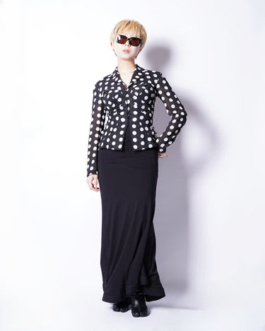 【JUNYA WATANABE】<br>WOOL STRECH FLARE SKIRT