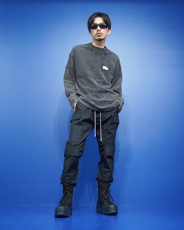 【Feng Chen Wang】<br>DECONSTRUCTION<br>WASHED LONG-SLEEVE SHIRT