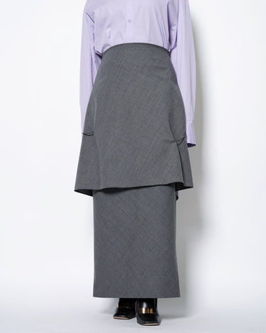 【MM6】<br>2WAY WOOL DRESS/SKIRT