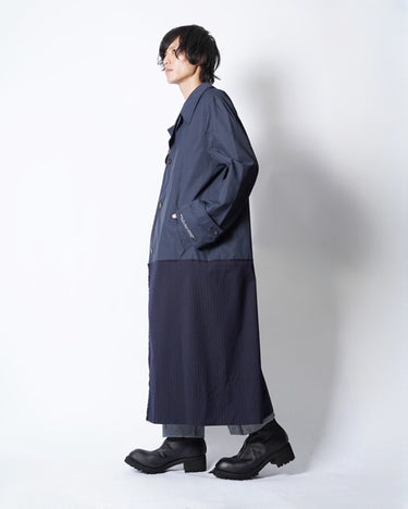 [MARINA YEE]<br>"Gomez 3"<br>Long Patchwork Coat
