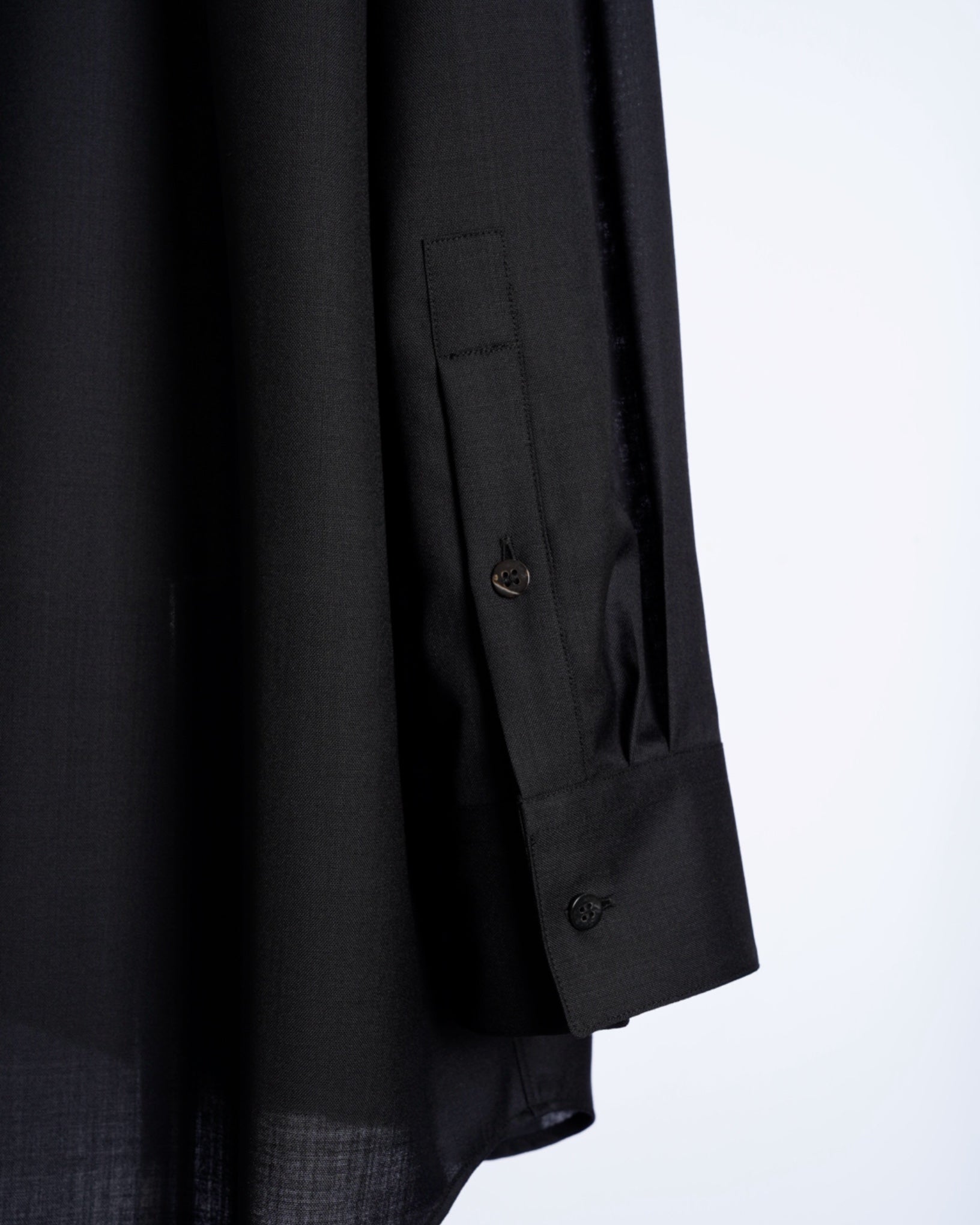 OVERCOAT】Oversized Light Wool Shirt -Amanojak.