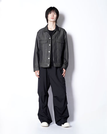 【OVERCOAT】<br>WOOL DENIM JACKET
