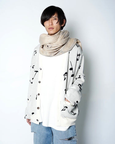 【SILVANA MANETTI】<br>"LIGHT 200L" SCARF -silk/cashmere-