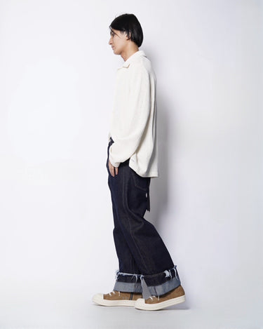 【MARINA YEE】<br>"DEAN BLUE" OVERSIZED JEANS TROUSERS (INDIGO WASH)