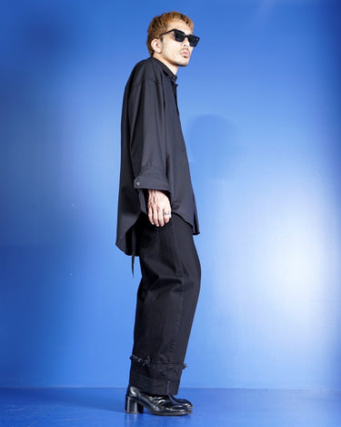 【MARINA YEE】<br>"M.Y. SHIRT1"<br>Oversized shirt -WOOL-