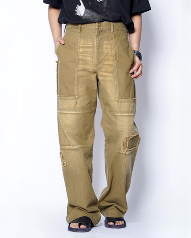 【KAMIYA】<br>Repaired Serge Work PANTS