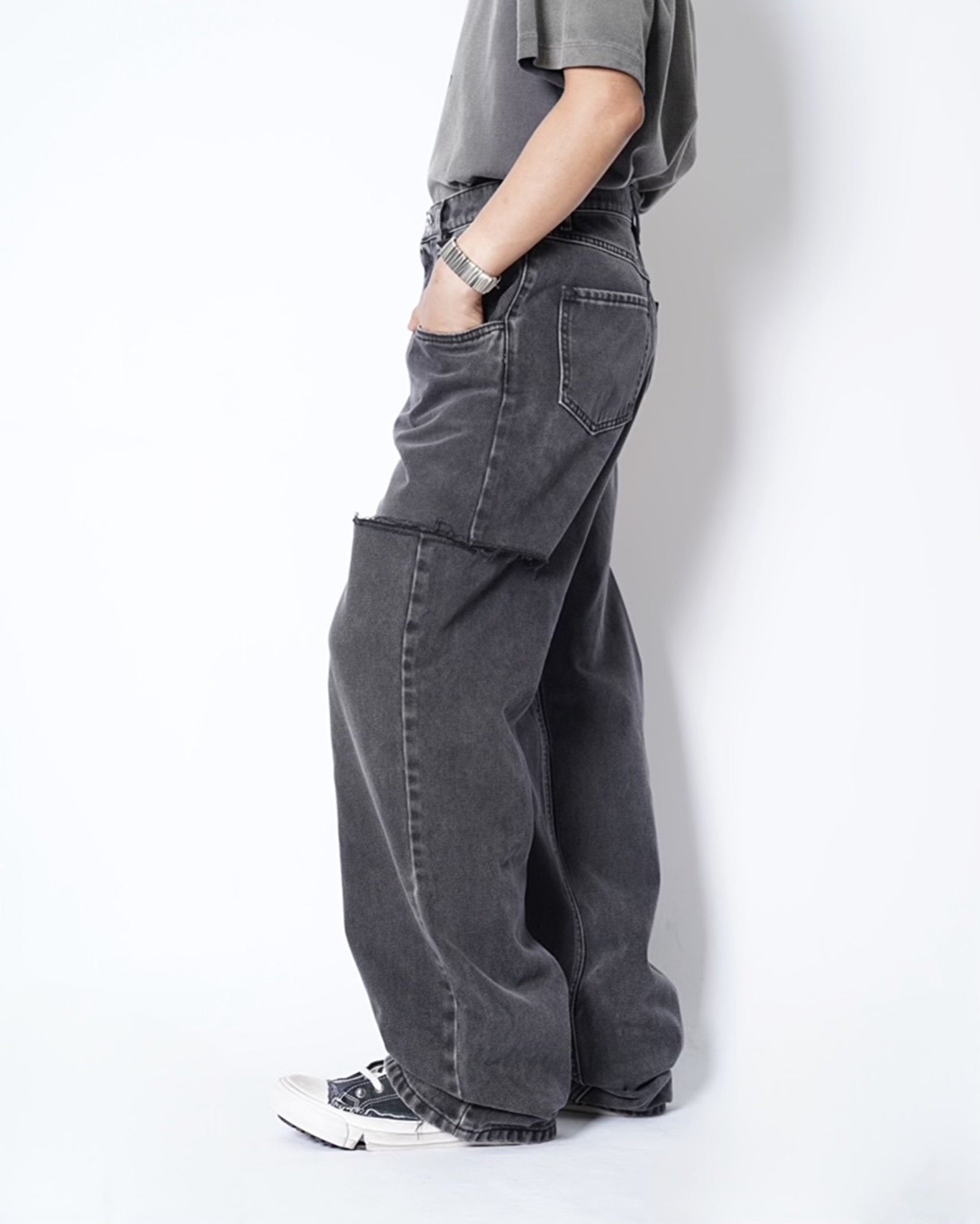 Maison Margiela(メゾンマルジェラ) -CUT OUT DENIM PANTS-Amanojak.