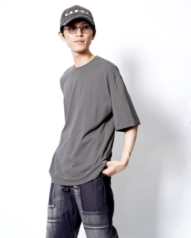 イベント期間限定アイテム<br>(6月27日～7月5日まで)<br>【KANEMASA PHIL】<br>36G High Twist SS Tee (CHARCOAL)