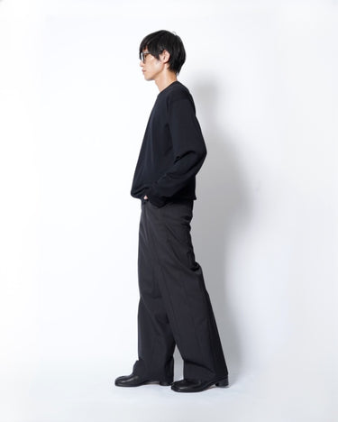 新入荷<br>【BATONER】<br>HARD TWIST WOOL TENJIKU HIGH GAUGE CREW NECK
