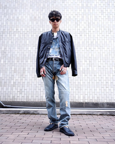 [Kolor / Beacon]<br>Studs Damage Denim Pants