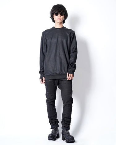 【BORIS BIDJAN SABERI】<br>"CR1C" F1235<br>SWEAT TOPS<br>COATED 11 EMBRO /<br>OBJECT DYE COATING