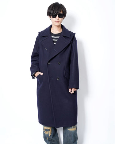 【TOGA ARCHIVES】<br>DOUBLE MELTON COAT (UNISEX)