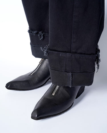 一部サイズ予約受付中<br>【GUIDI】<br>-TX00FZ- HORSE FULL GRAIN FRONT ZIP POINTED TOE SHOES