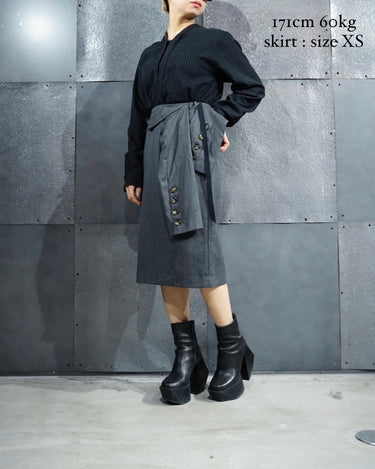 【MARINA YEE】<br>"BIRKIN"<br>DECONSTRUCTED<br>DRESS SKIRT