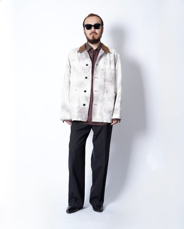 【ANTHEM A】<br>HAND VINAGE DYED SPARKLE DENIM JACKET
