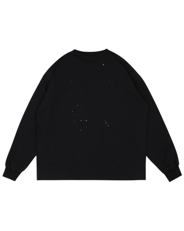【SOMEIT】<br>"B.T.G"(BACK TO THE GOD)<br>ビンテージ LS TEE BLACK