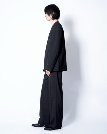 【Maison Margiela 10】<br>NO COLLAR JACKET -WOOL POPLIN-