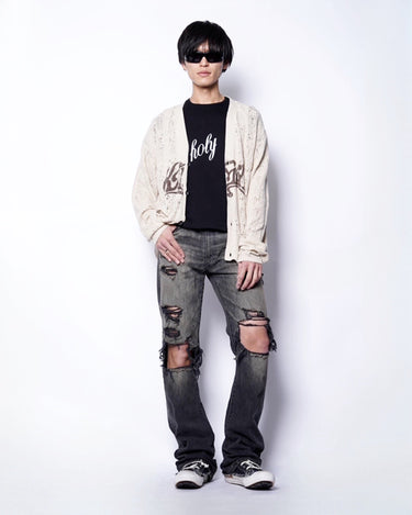 [Yohji Yamamoto POUR HOMME]<br>ASYMMETRY SILK TAILORED JACKET