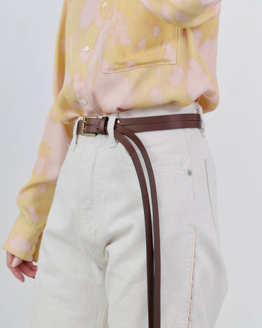 イベント期間限定アイテム<br>(9月19日～27日まで)<br>【ANTHEM A】<br>TWIST LINE WASHED STRAIGHT DENIM