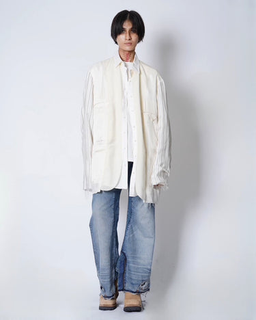 【Maison Margiela 1,10】<br>INSIDEOUT REVERSIBLE SHIRTS JACKET