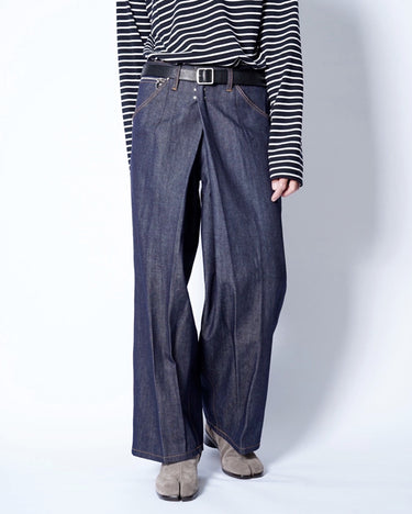 【TOGA ARCHIVES】<br>TOGA × Wrangler Wide denim trousers