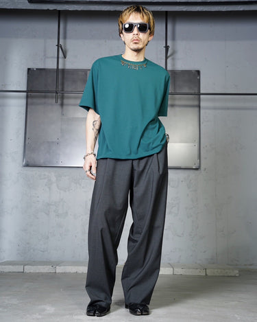 【kolor】<br>CLIP NECKLACE T-SHIRTS