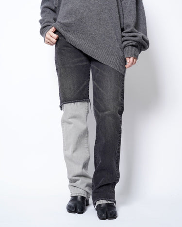【INSCRIRE】<br>STRAIGHT LAYERED DENIM
