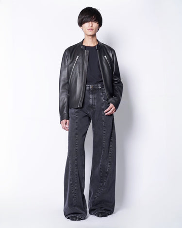 -UNISEX-<br>[Maison Margiela 1]<br>BIAS CUT<br>Wide Flare Denim Pants