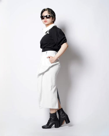 【Maison Margiela 4,14】<br>BIANCHETTO<br>DENIM SKIRT