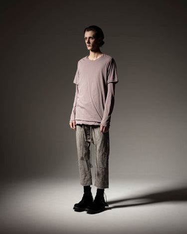 受注生産アイテム<br>期間限定受注受付中(9/11～9/13まで)<br>【prasthana】<br>atelier trousers (cotton/和紙 canvas)