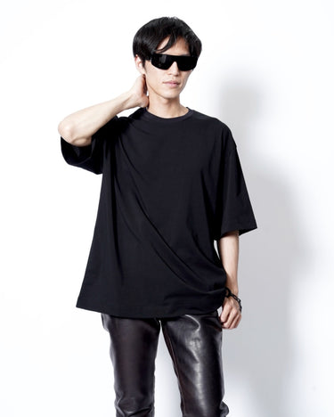 イベント期間限定アイテム<br>(6月27日～7月5日まで)<br>【KANEMASA PHIL】<br>36G High Twist SS Tee (BLACK)