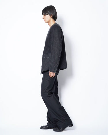 【TANAKA】<br>NO COLLAR JEAN JACKET